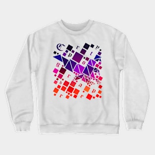 Cyberpunk Cryptographer Design Crewneck Sweatshirt